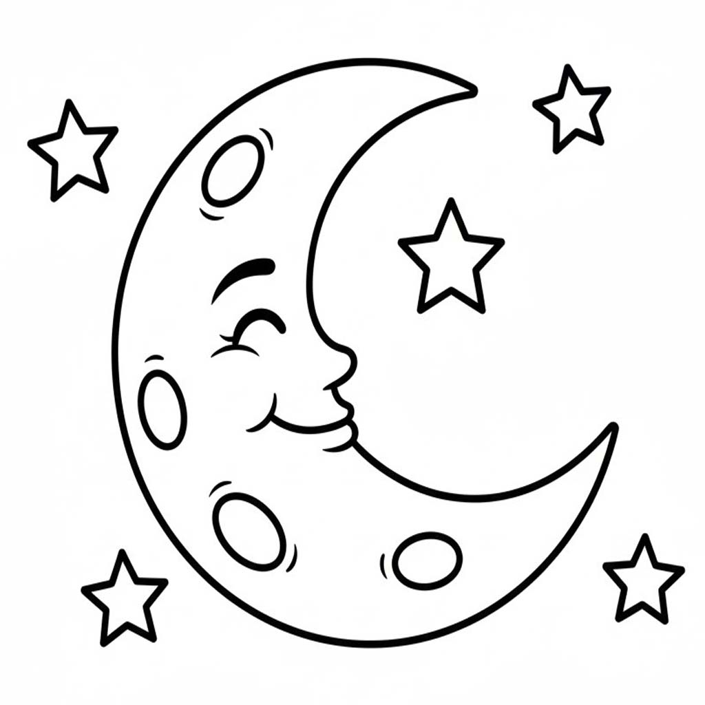 달 이미지 무료로 인쇄 가능