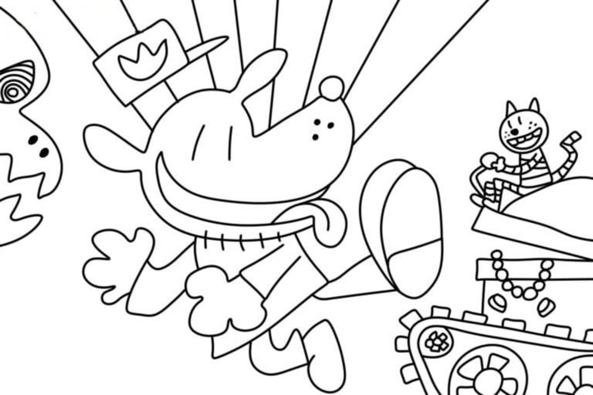 도그맨 이미지 무료로 인쇄 가능