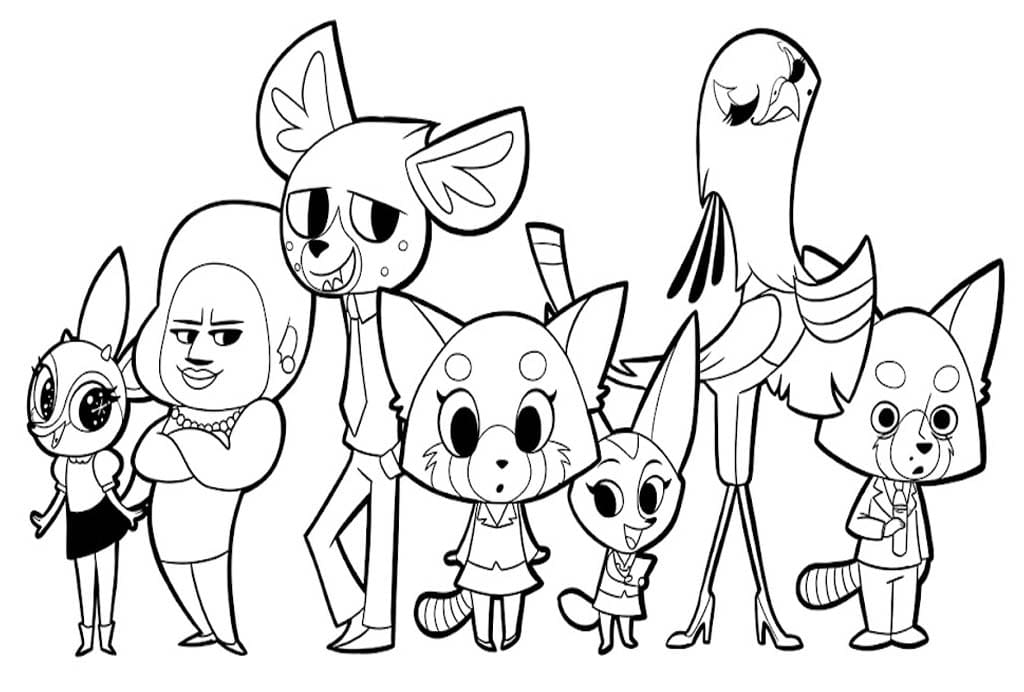 어그레시브 레츠코 이미지 인쇄 가능