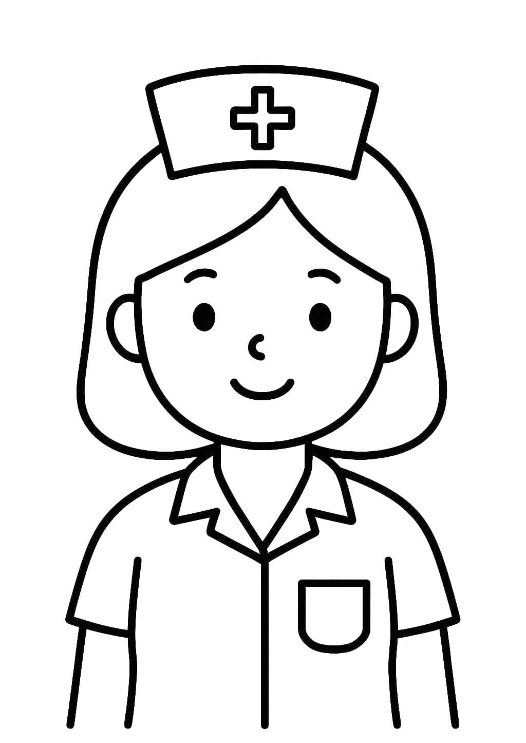 간호사 색칠하기놀이