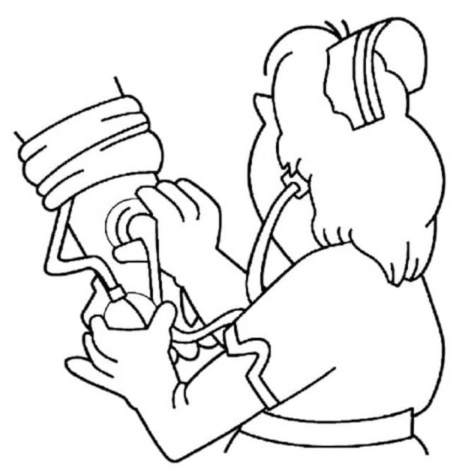 그림 간호사 인쇄 가능