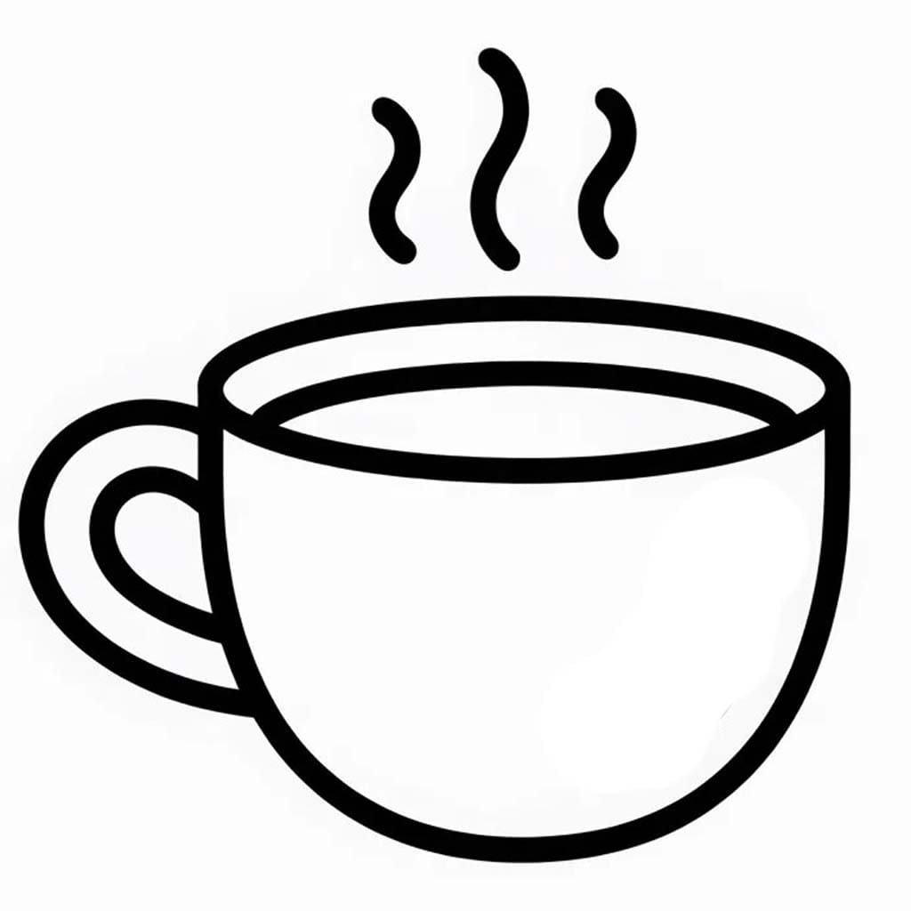 그림 커피 인쇄