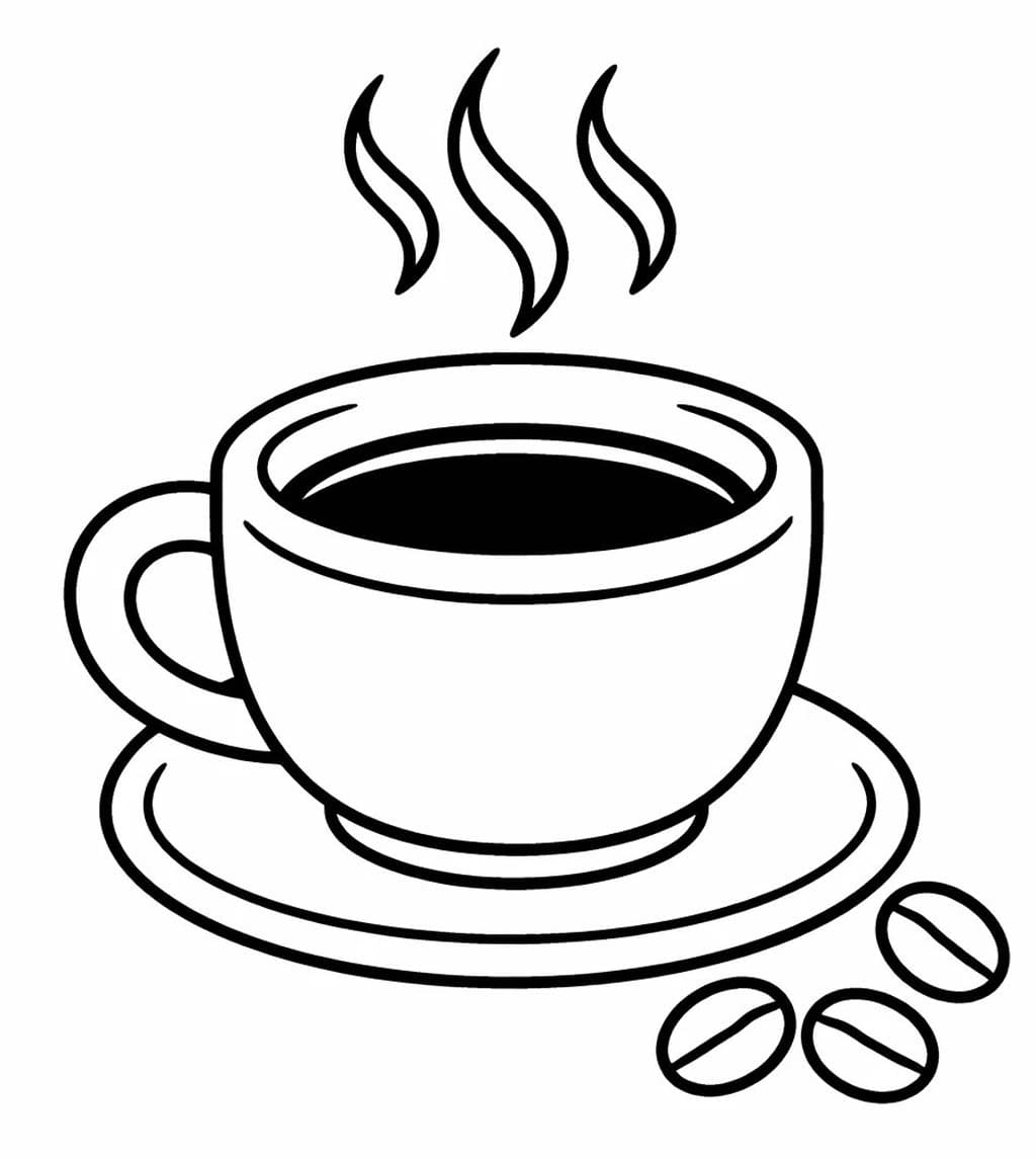 커피 색칠하기놀이