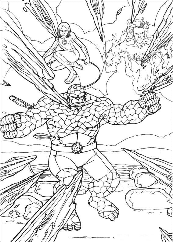 그림 판타스틱 4 인쇄