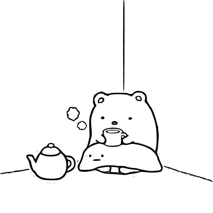 그림 스밋코구라시 인쇄