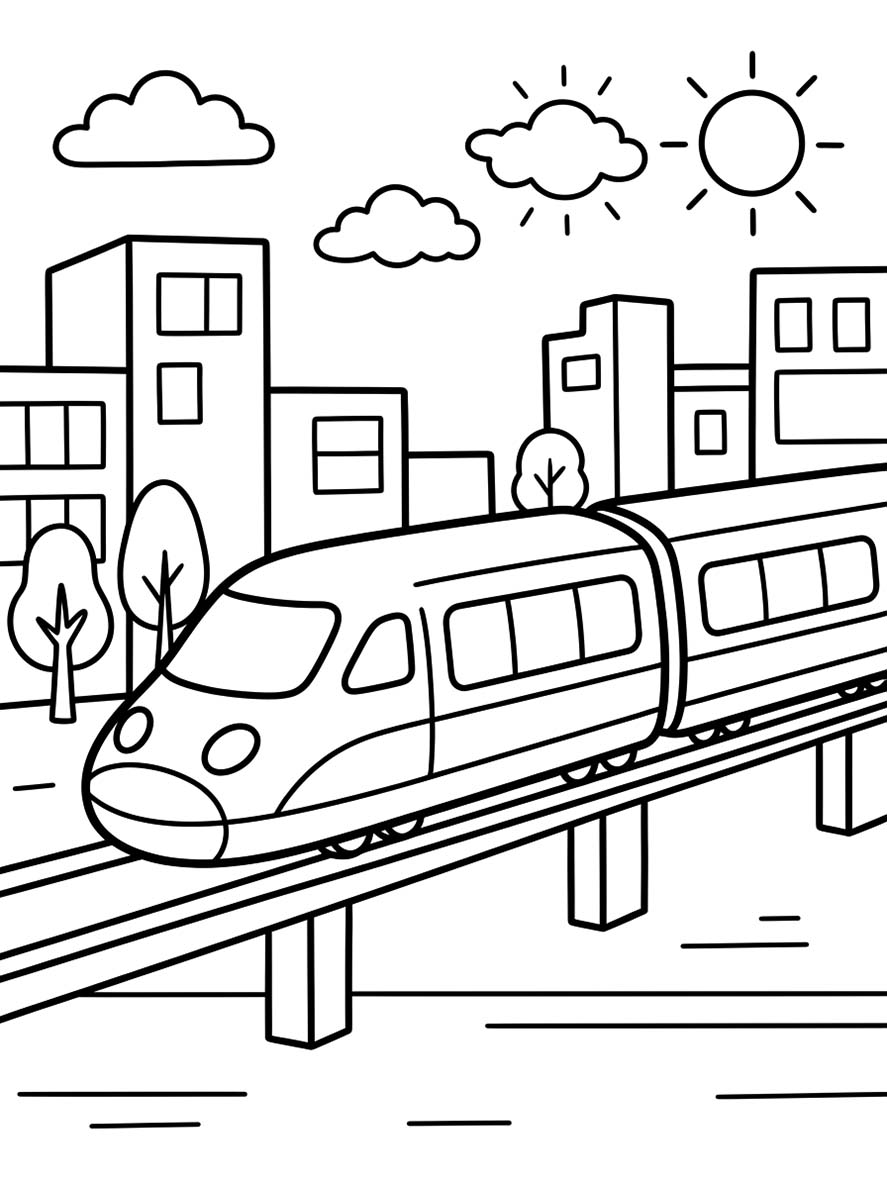 고속열차 단순한