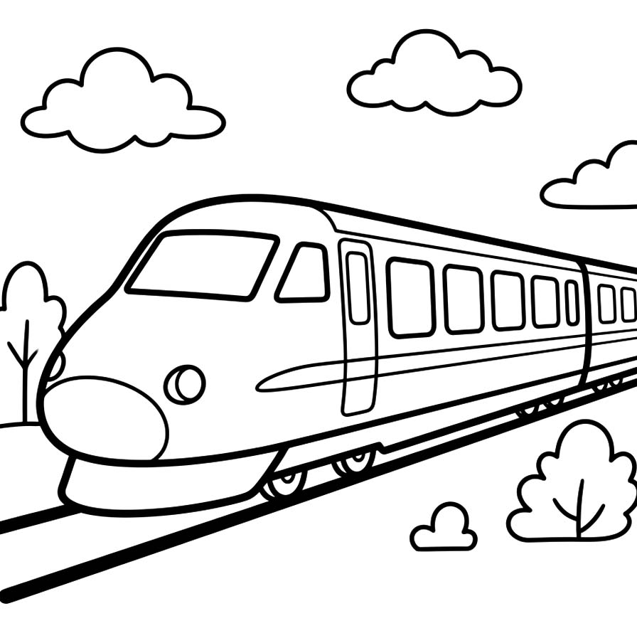 고속열차 그리다