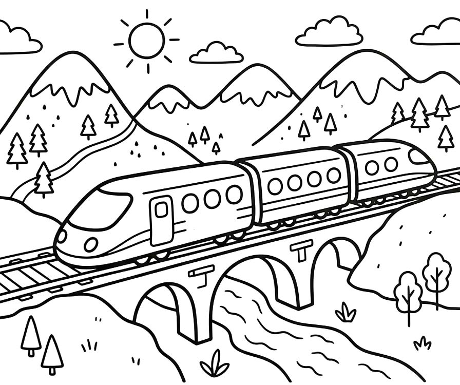 고속열차 이미지 베이식