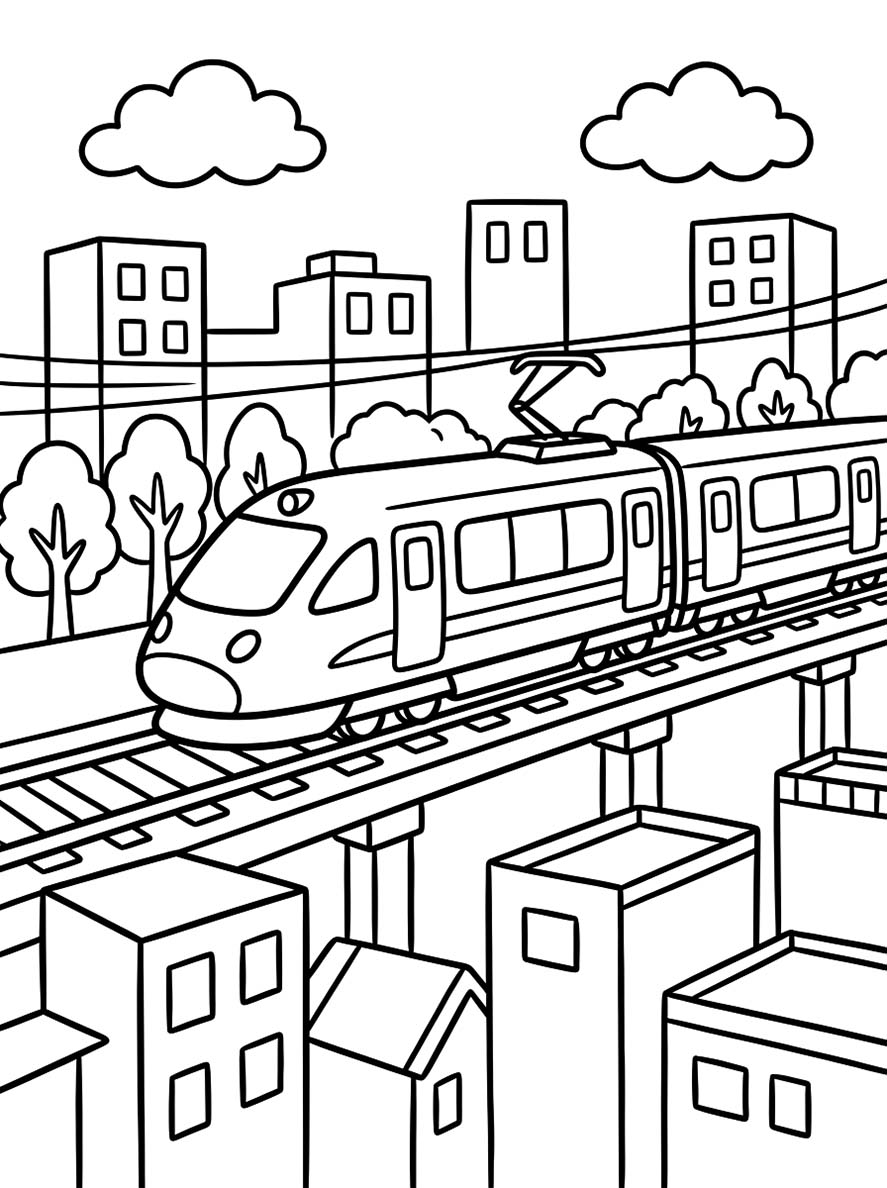 고속열차 이미지