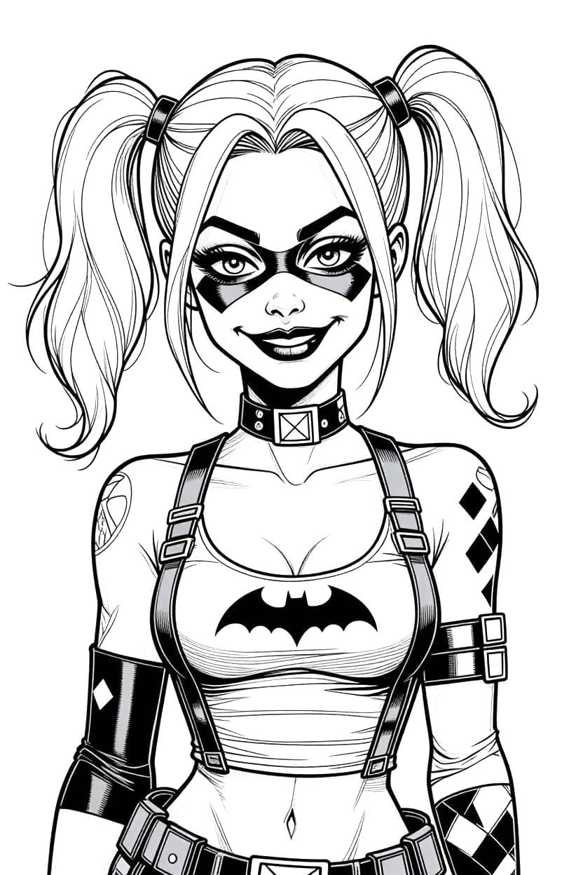 할리 퀸 인쇄 가능