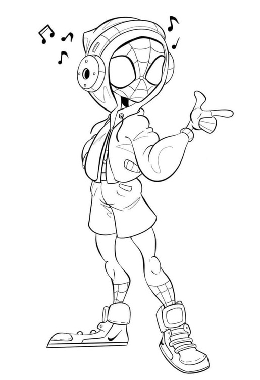 인쇄 가능 마일즈 모랄레스