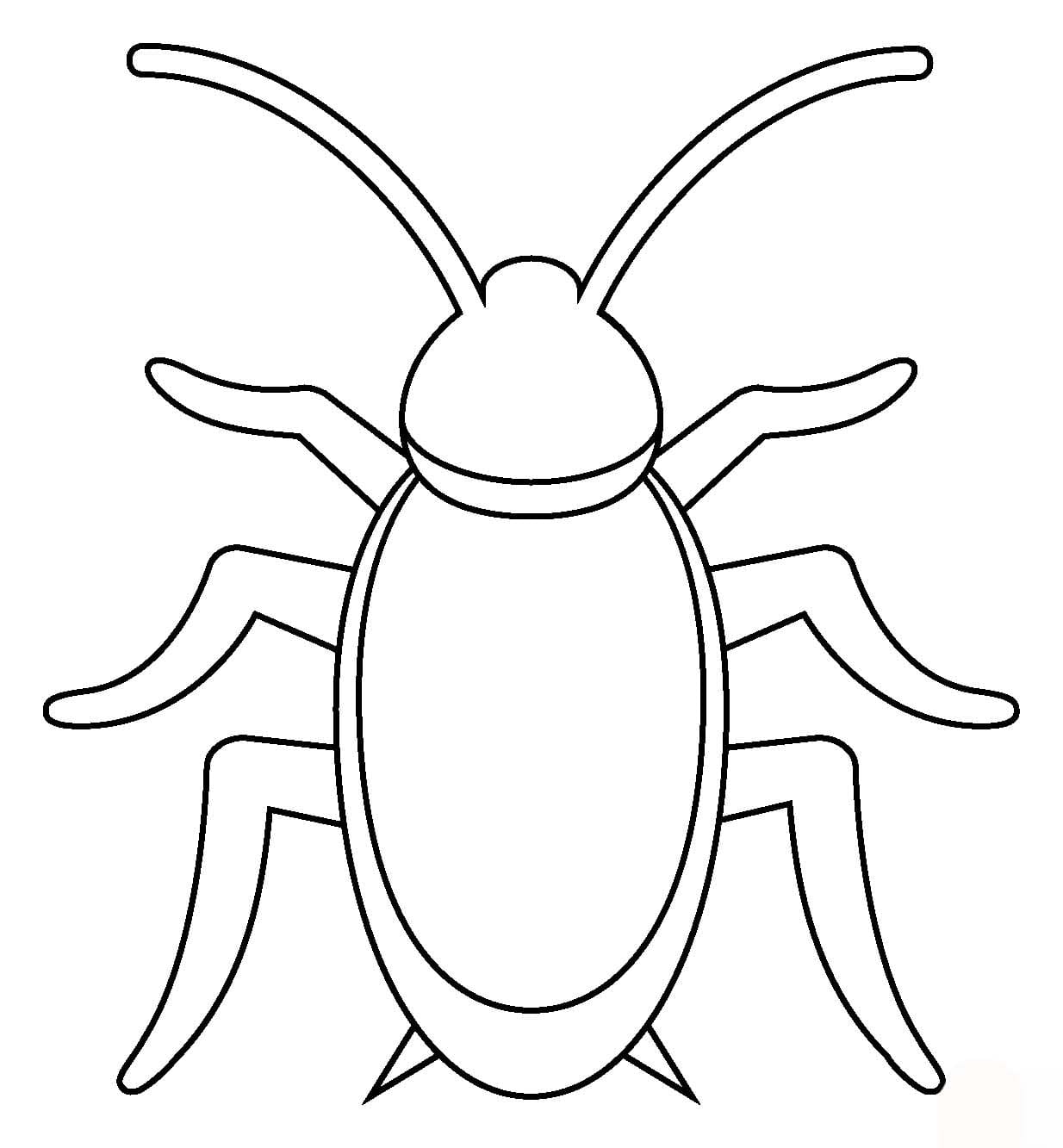 인쇄 그리다 바퀴벌레