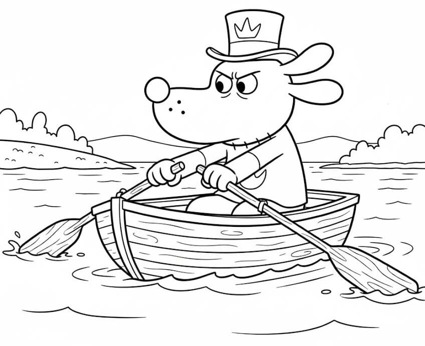 인쇄 그리다 도그맨