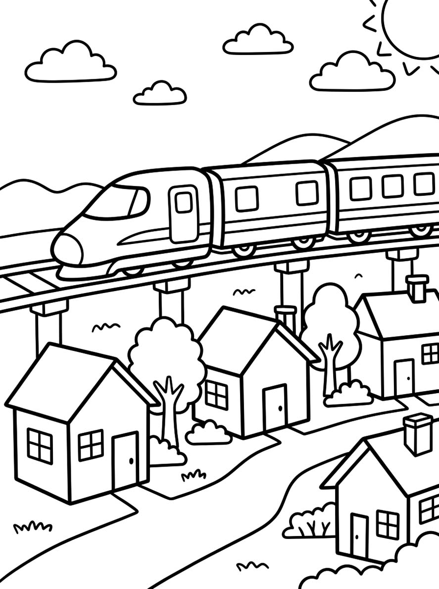 인쇄 그리다 고속열차