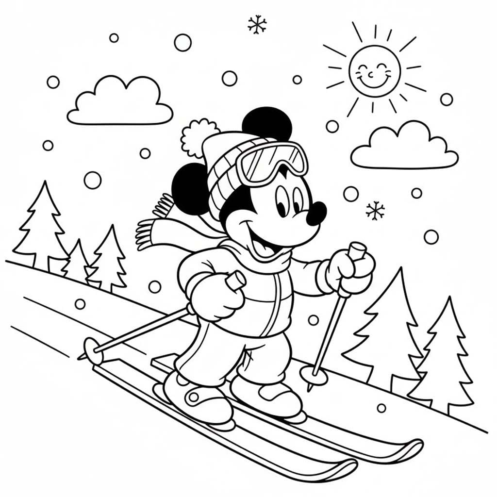 인쇄 그리다 스키