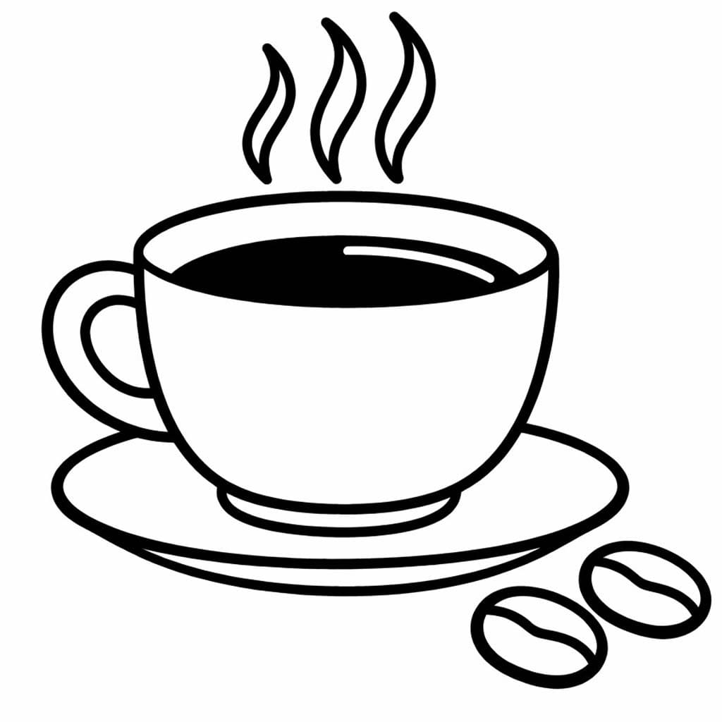 커피 이미지 인쇄