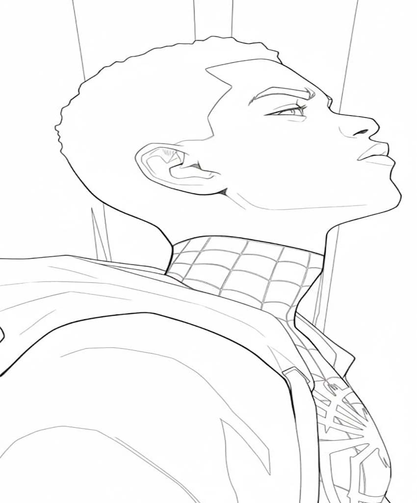 마일즈 모랄레스 이미지 단순한