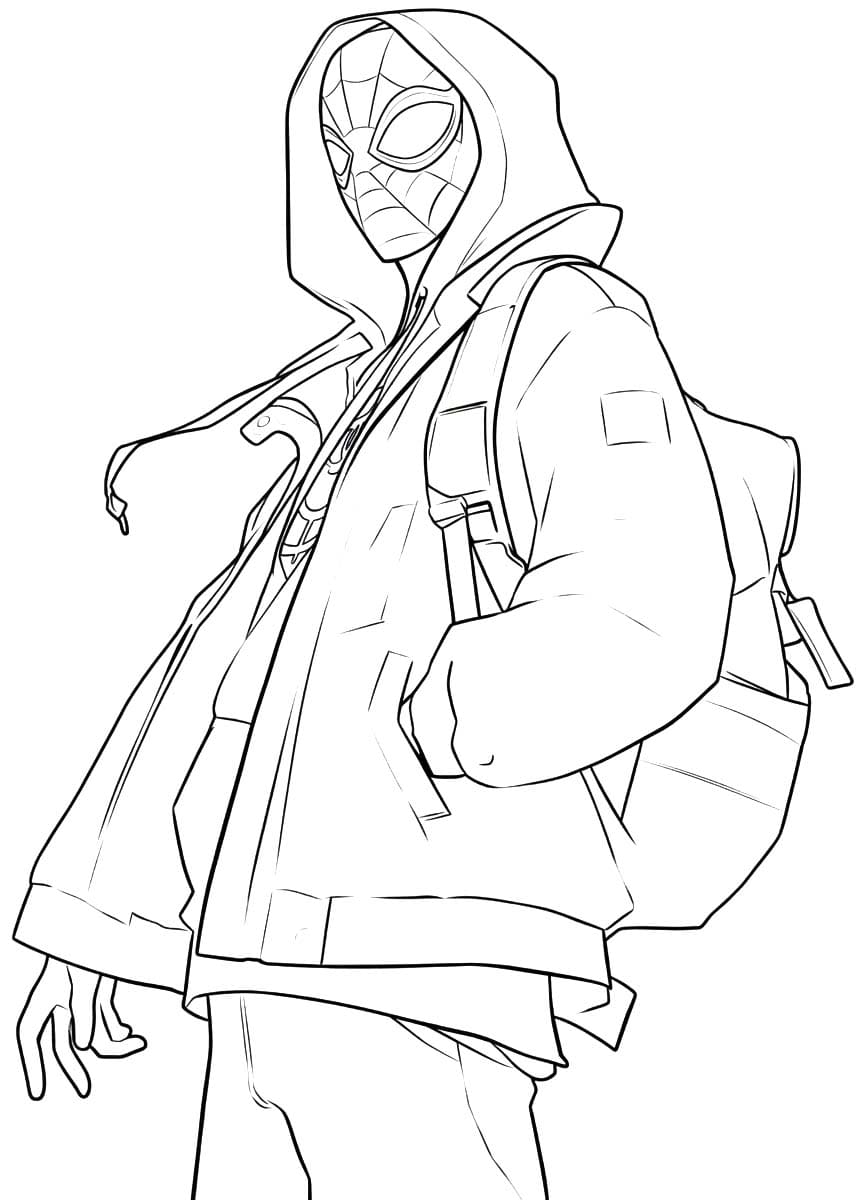 마일즈 모랄레스 무료로 인쇄 가능