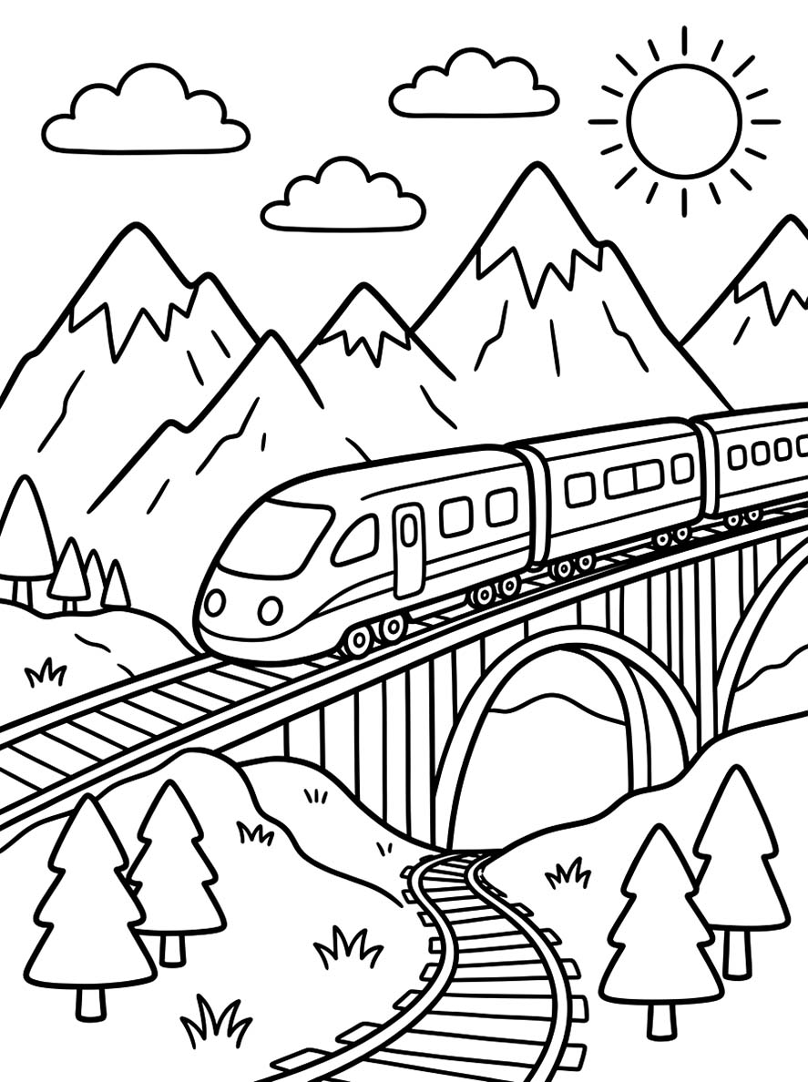 무료로 그리다 고속열차