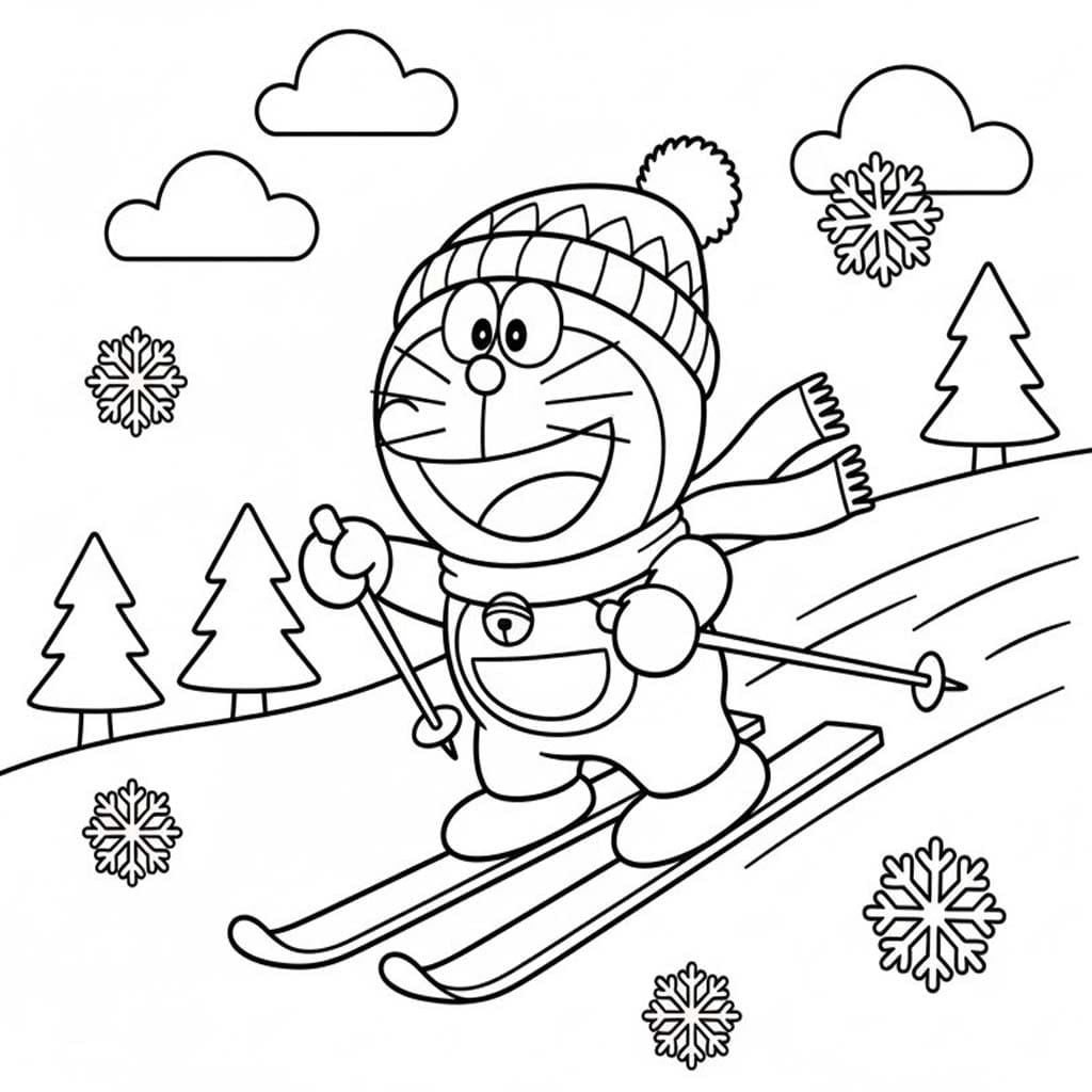 무료로 그리다 스키