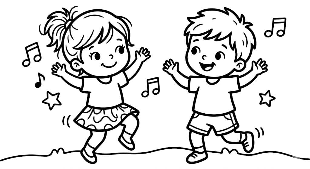 무료로 인쇄 가능 그리다 댄스