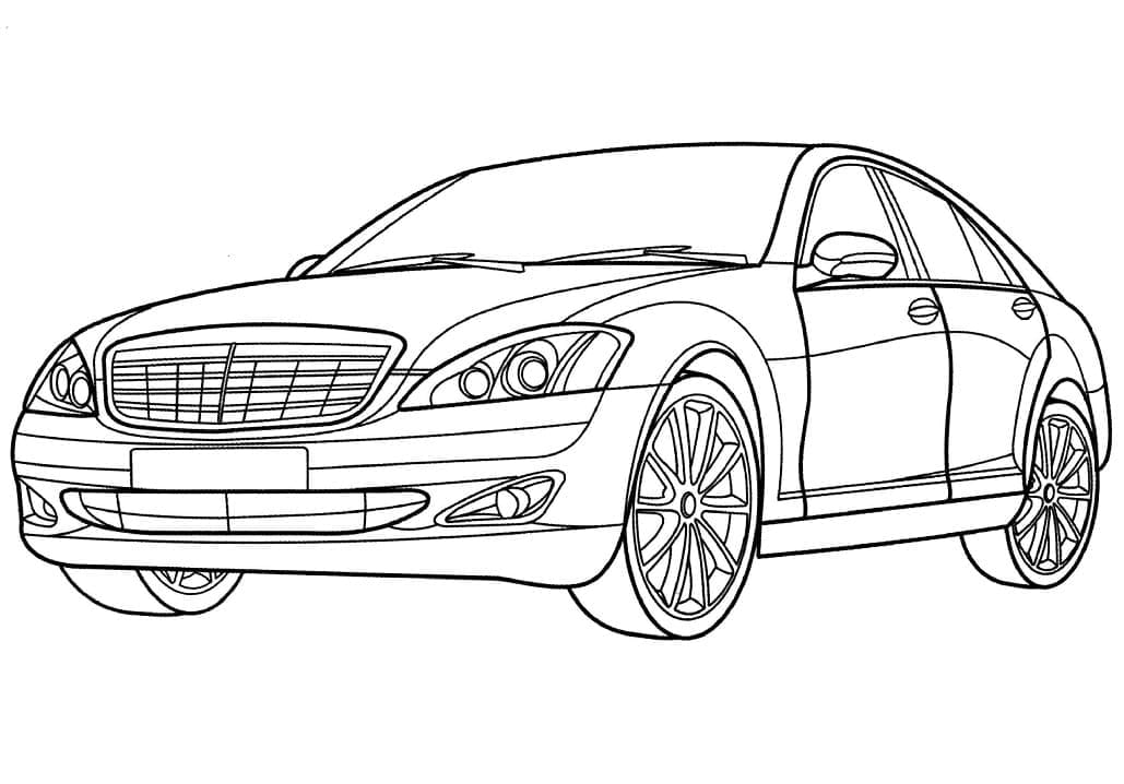 무료로 인쇄 가능 그리다 메르세데스