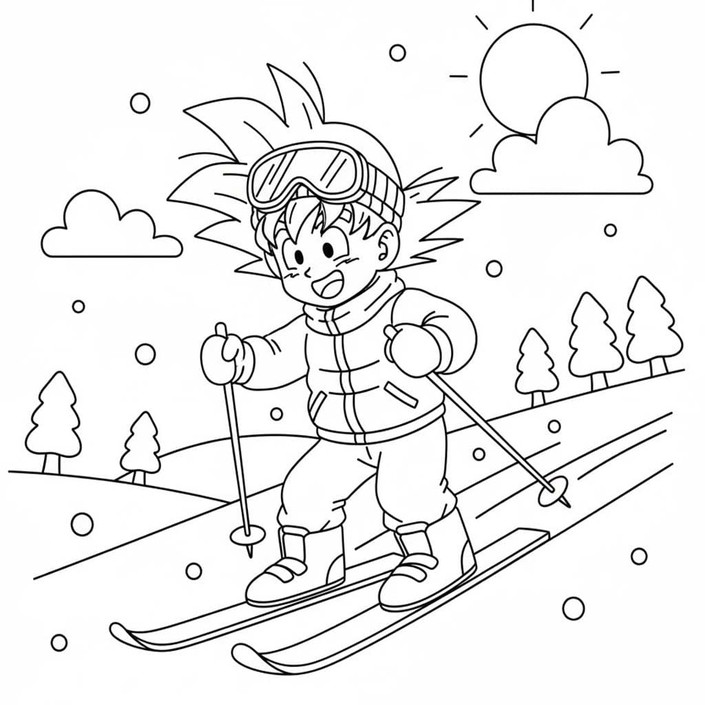 무료로 인쇄 가능 스키