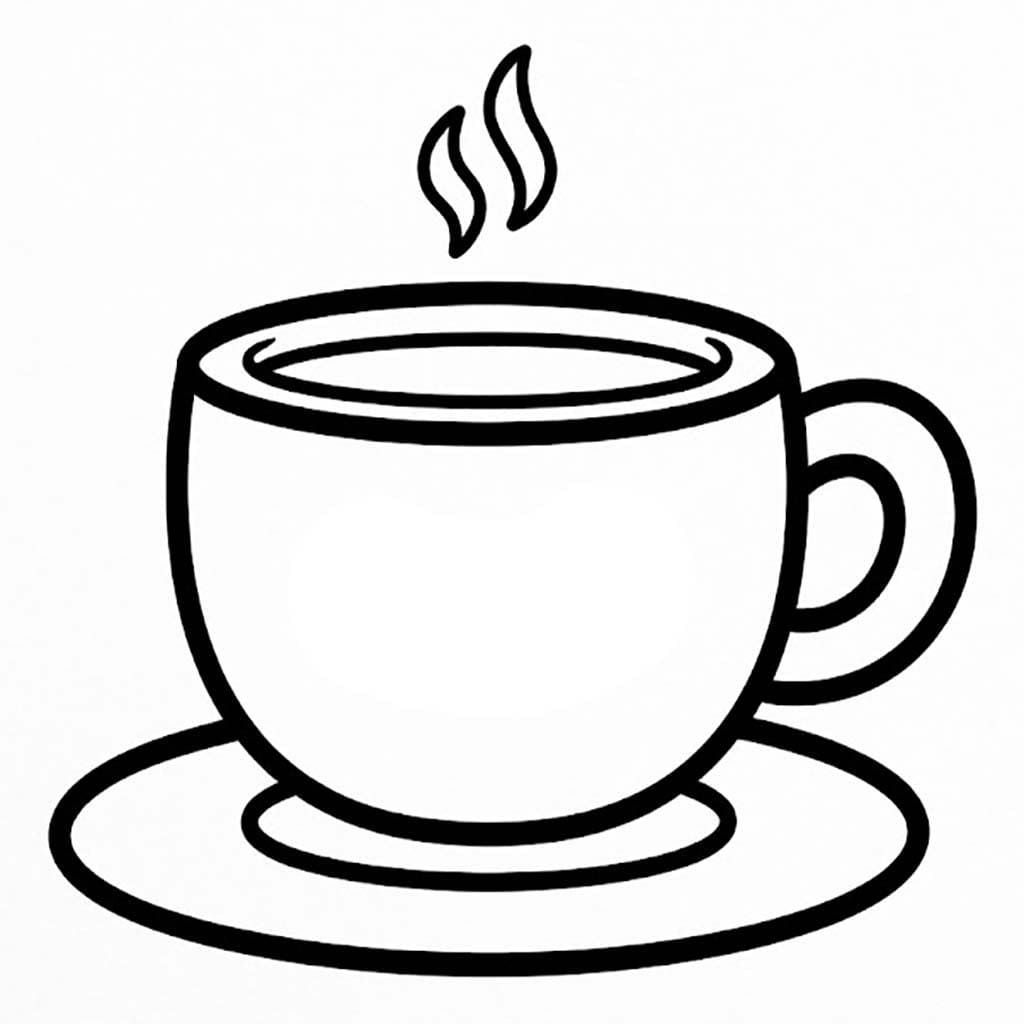 무료로 커피 그리다