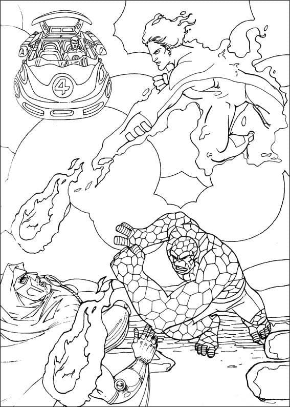 판타스틱 4 이미지 단순한