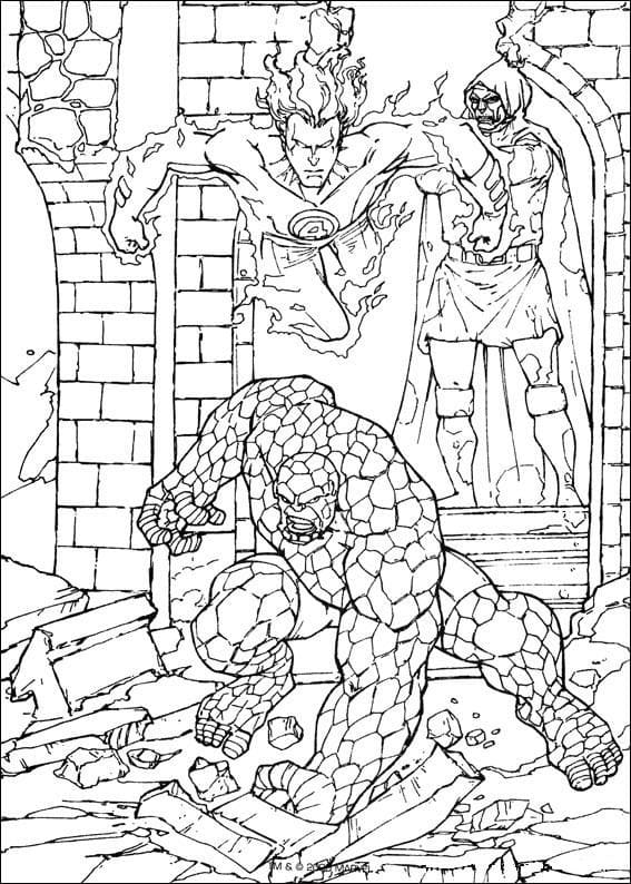 판타스틱 4 인쇄 가능