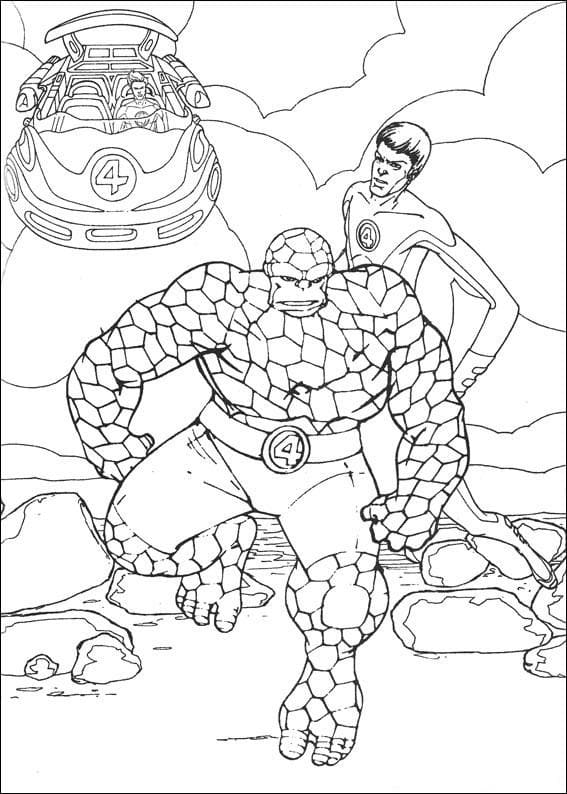 판타스틱 4 인쇄