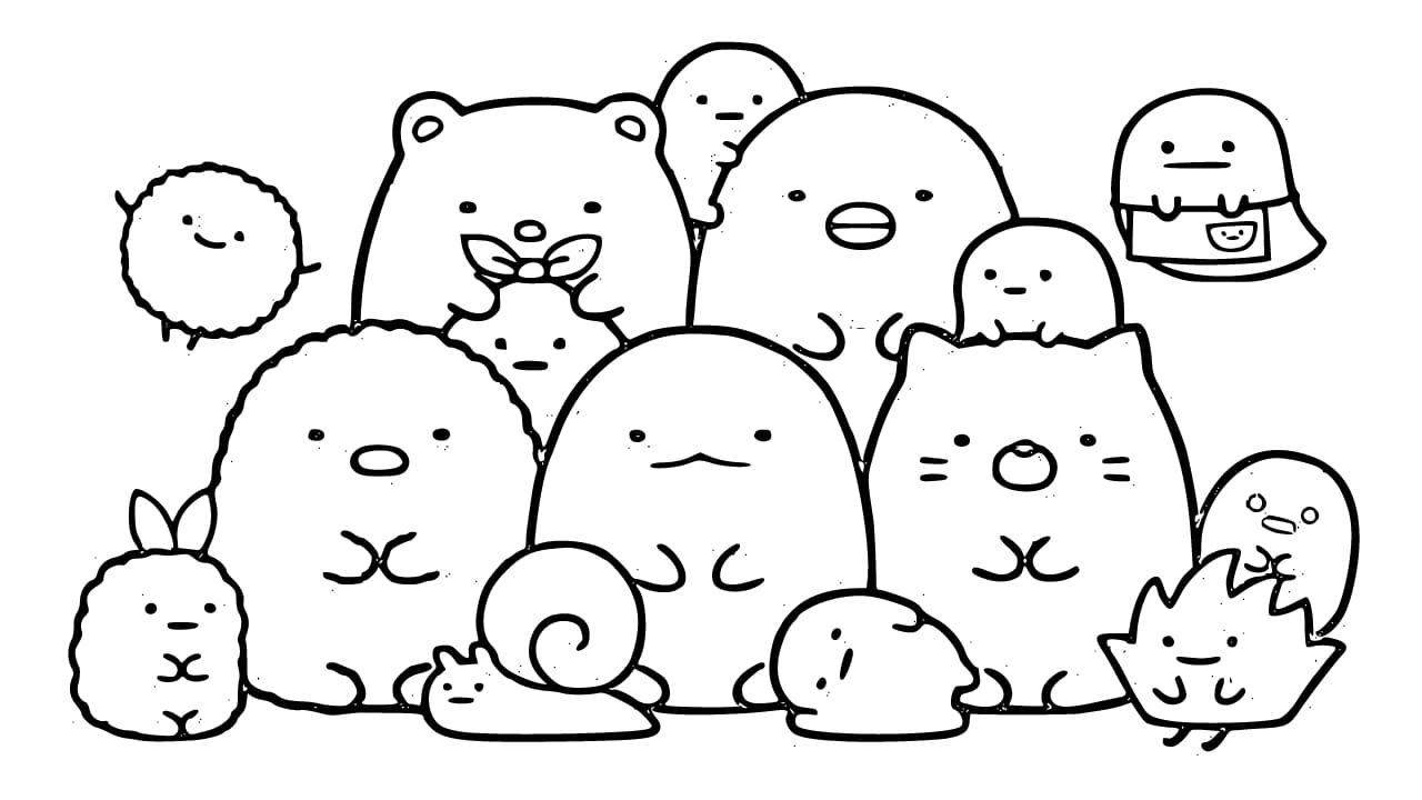 스밋코구라시 인쇄 가능