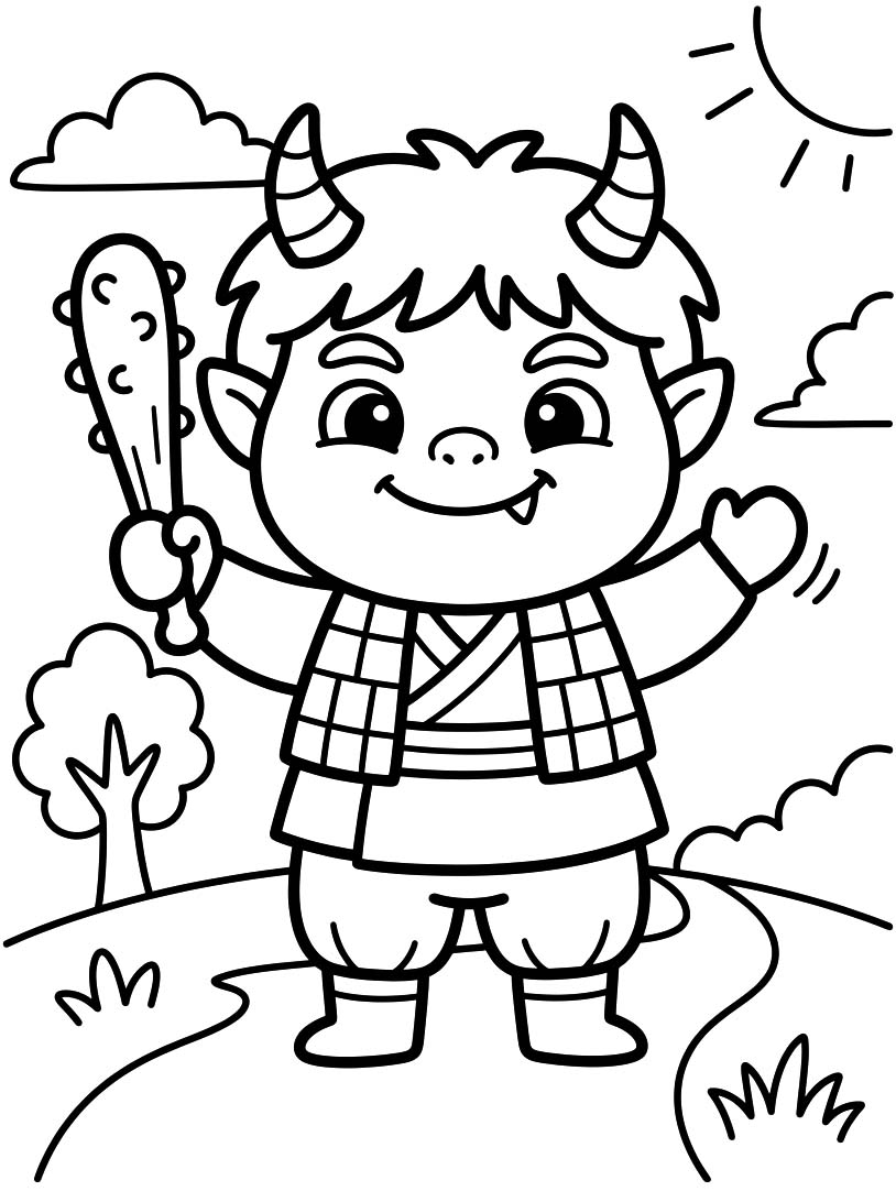 그림 도깨비 인쇄 가능