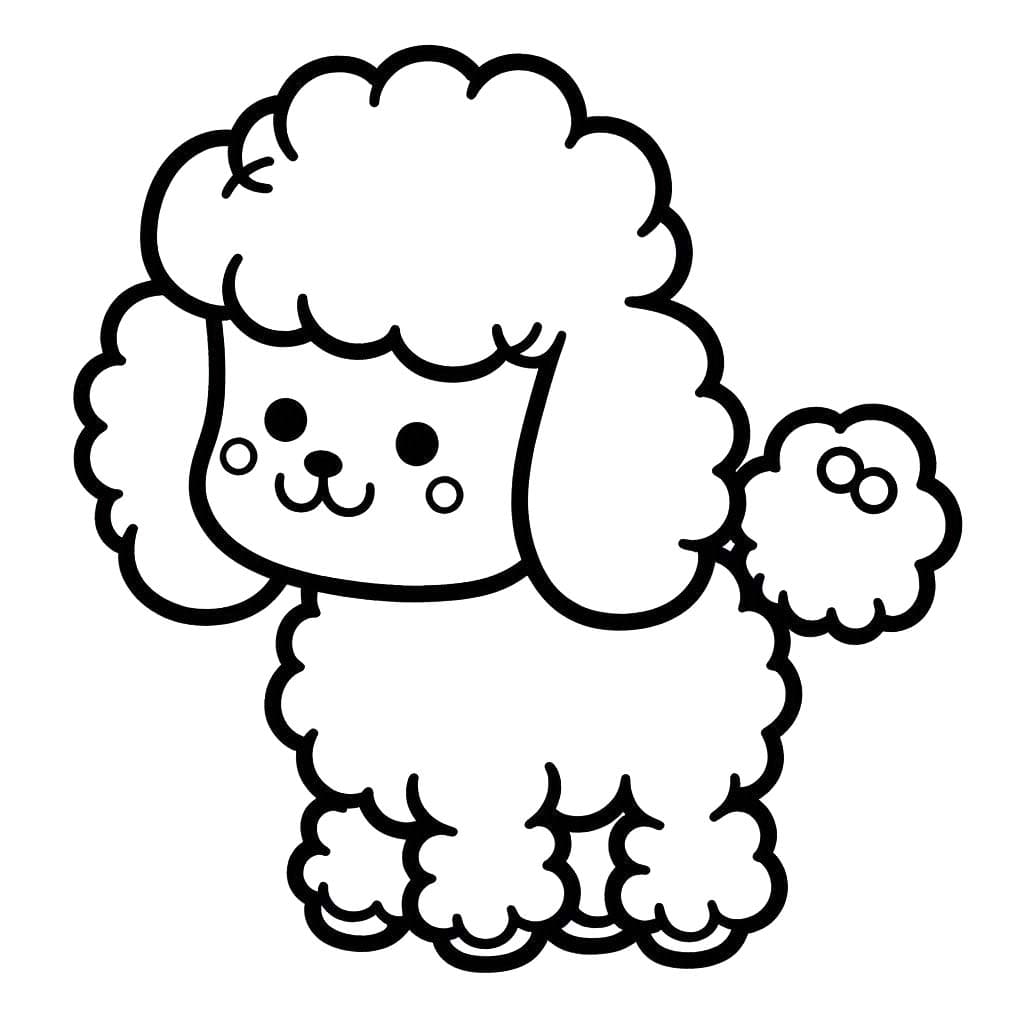 그림 푸들 인쇄