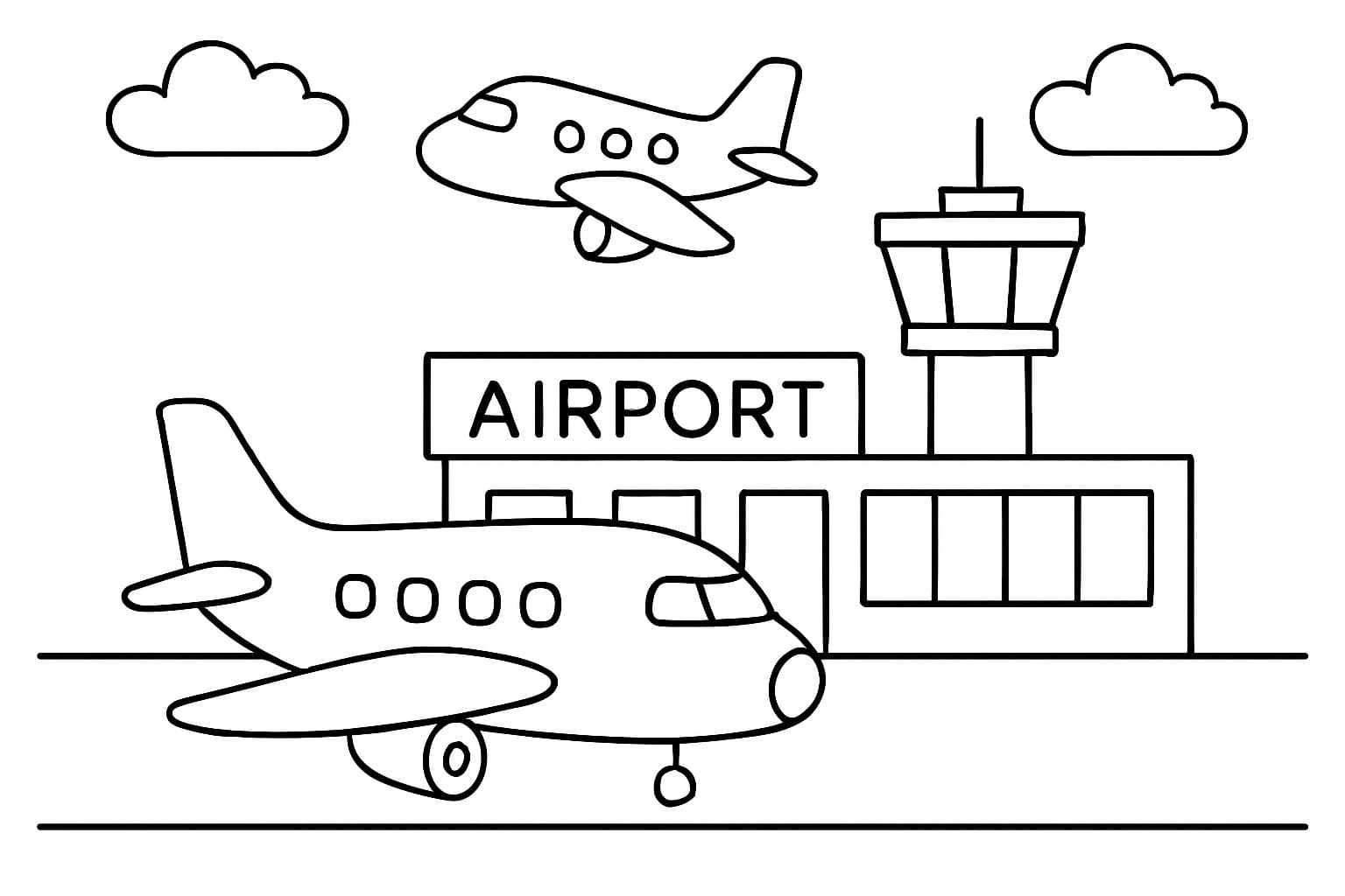 공항 이미지 인쇄 가능