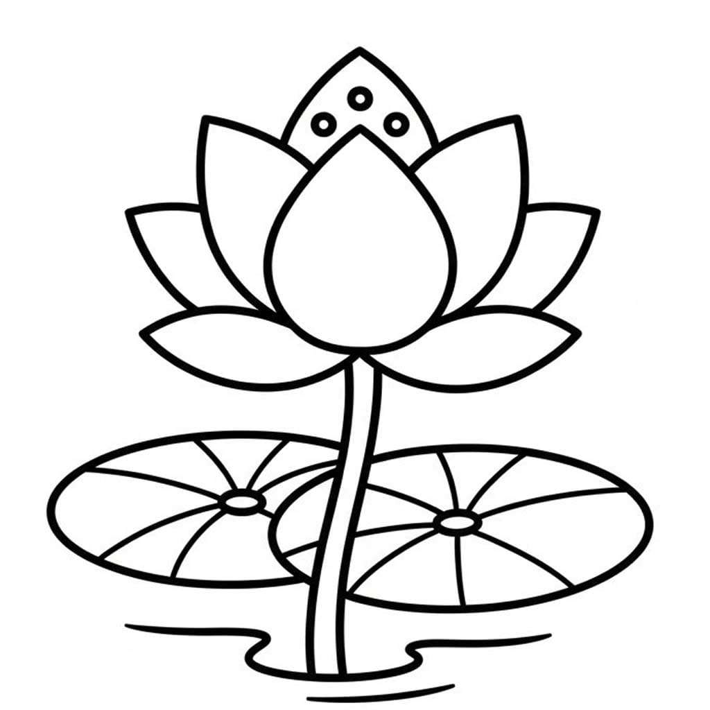 로터스 색칠하기놀이