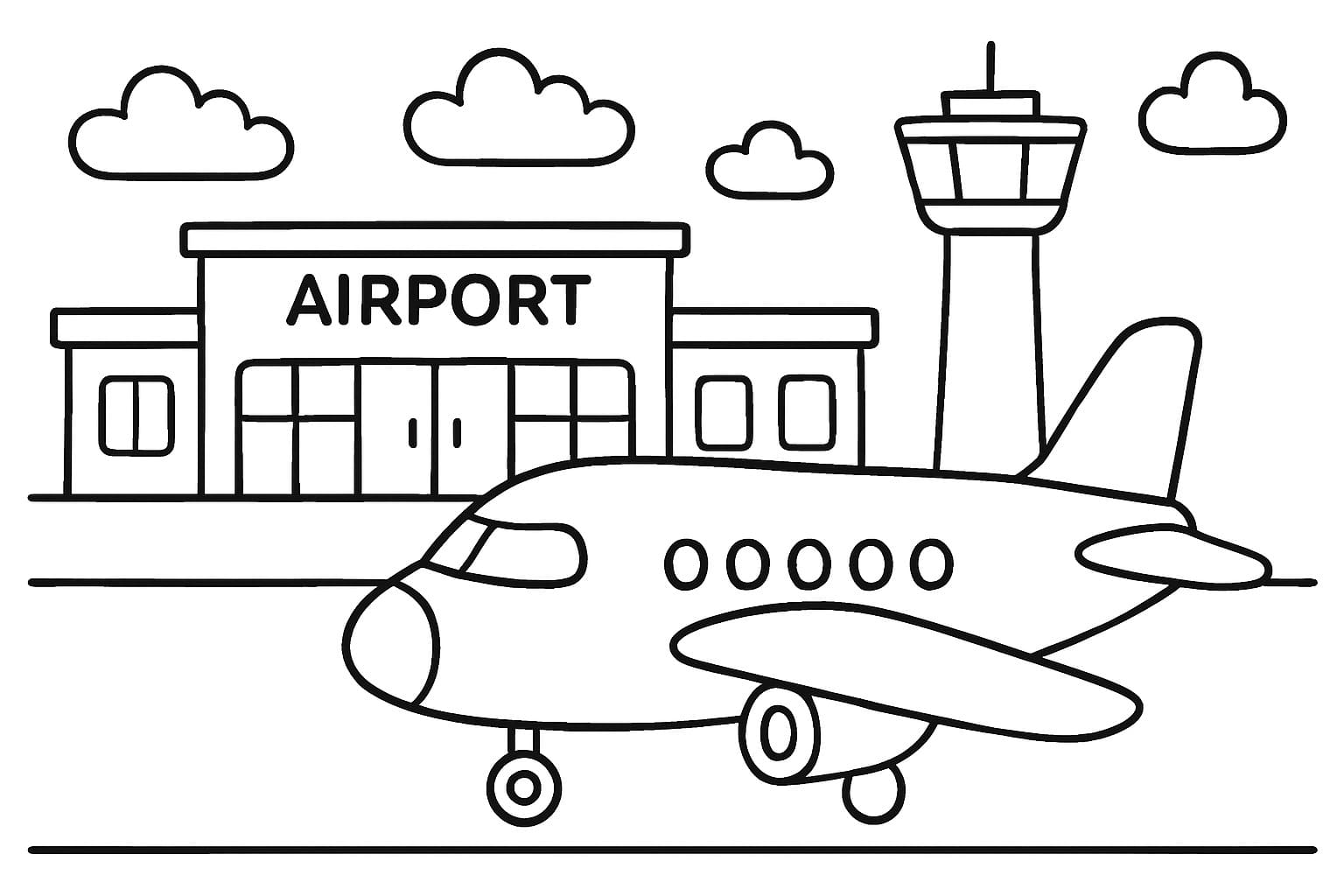 무료로 그리다 공항
