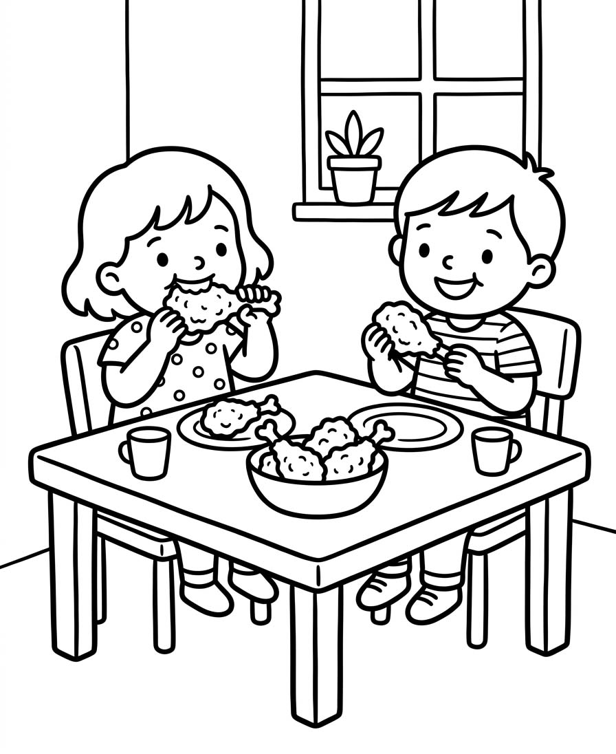 닭튀김 기초적인