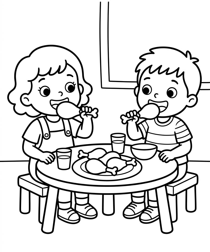 닭튀김 무료로 인쇄 가능
