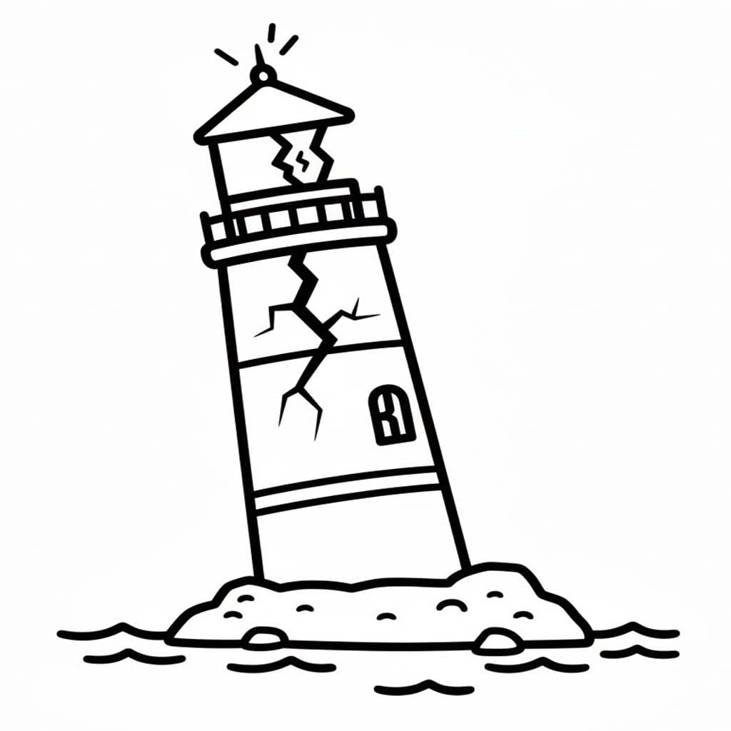 단순한 그리다 등대