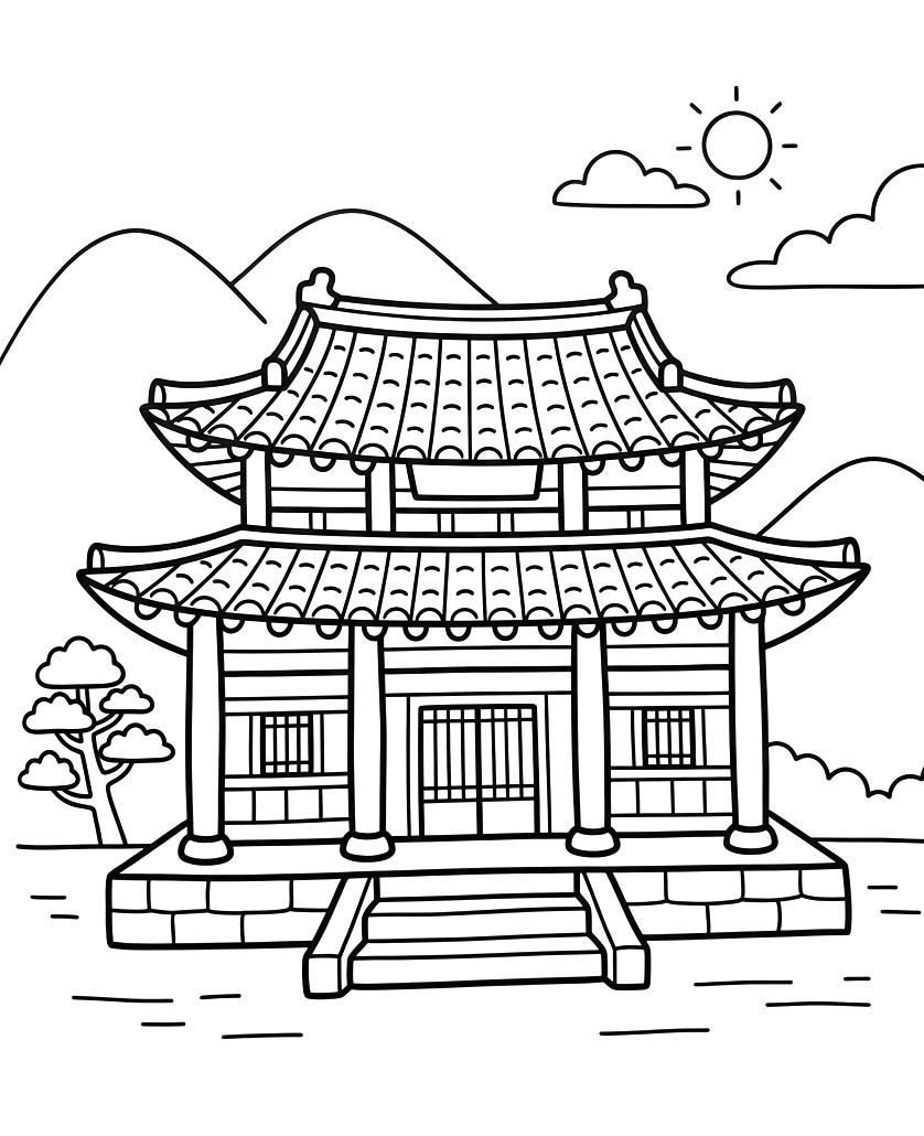 궁궐 단순한