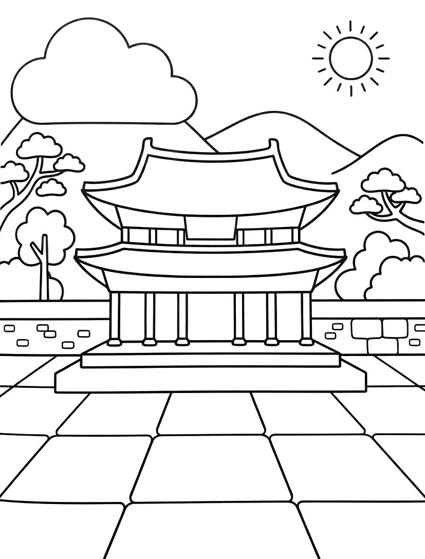 궁궐 그림