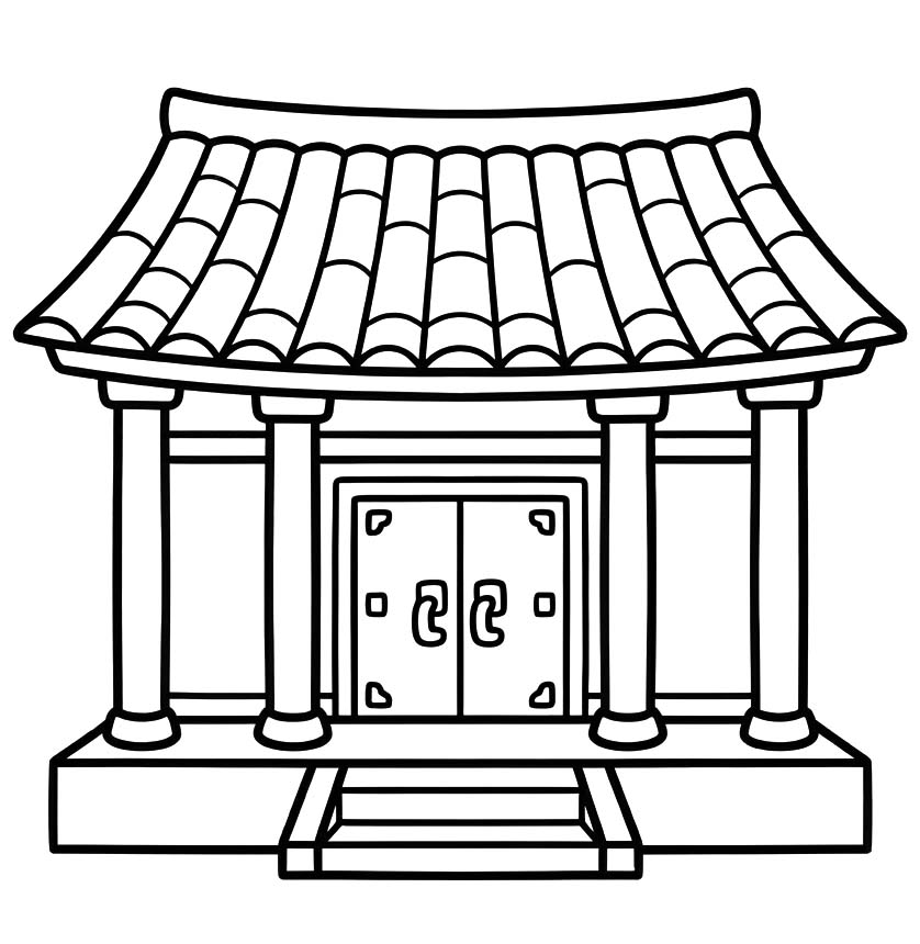 궁궐 인쇄
