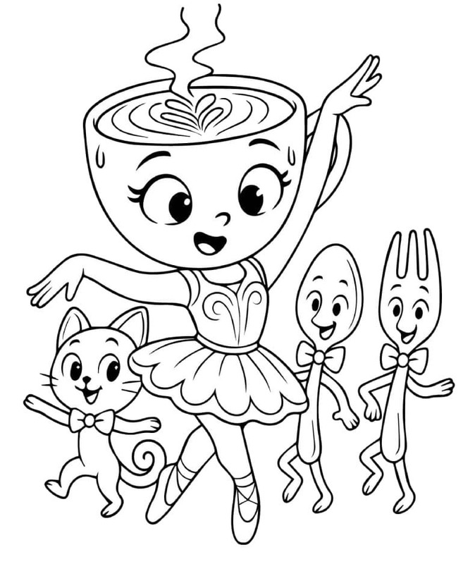 그림 발레리나 카푸치나 무료로