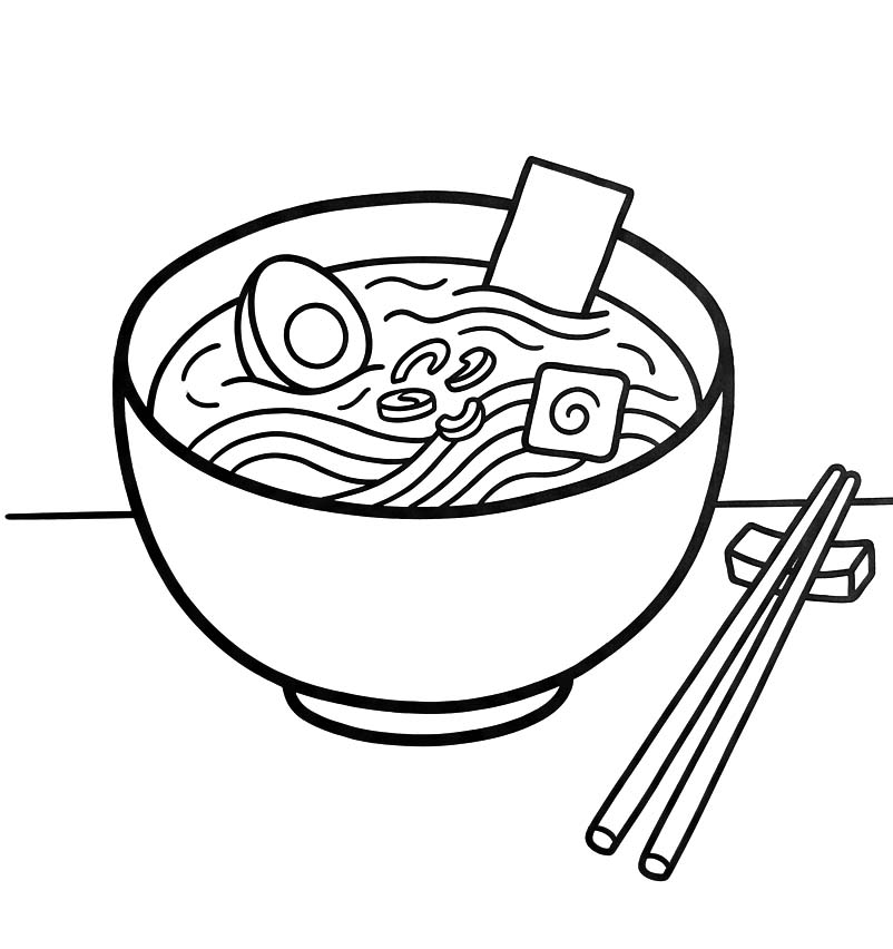 라면 이미지 단순한