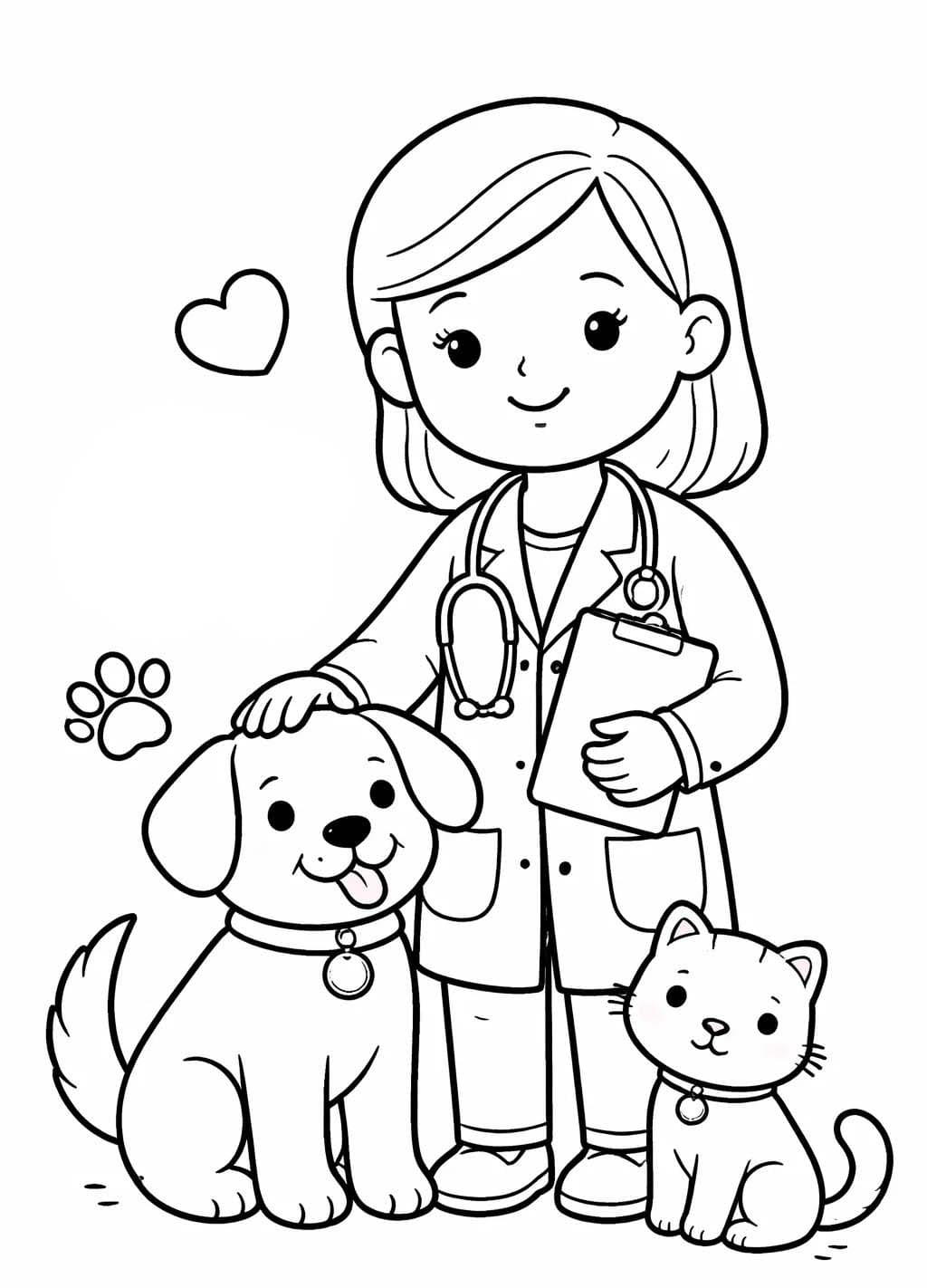 수의사 무료로 인쇄 가능
