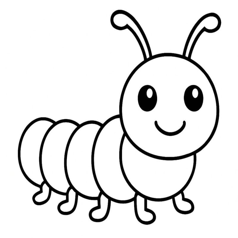 애벌레 이미지 베이식