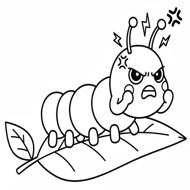애벌레 이미지