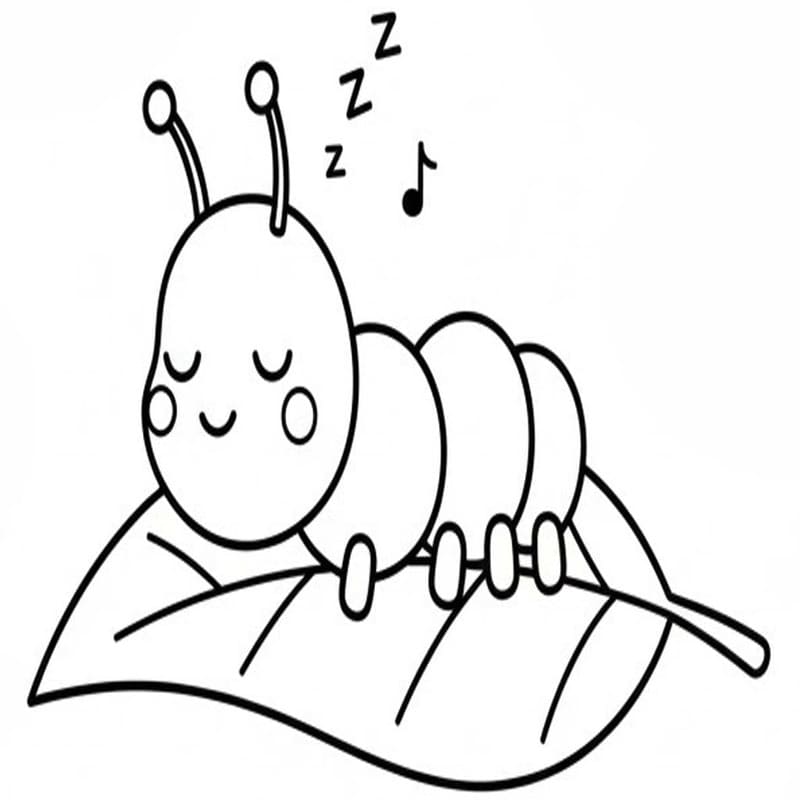 애벌레 이미지 쉬운