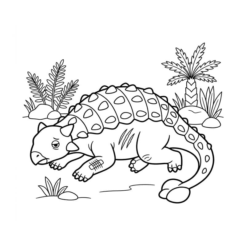 단순한 안킬로사우루스